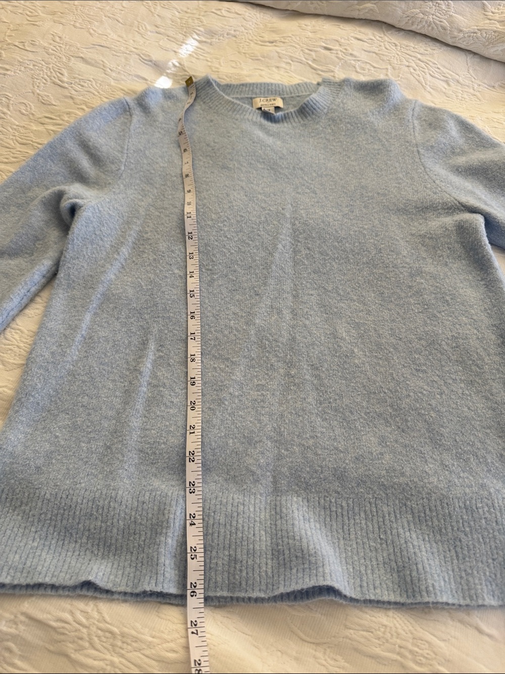 J. Crew Factory Light Blue Crewneck Sweater